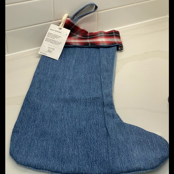 URBAN OUTFITTERS DENIM STOCKING RECLAIMED VINTAGE PIECES NEW - Picture 2 of 10